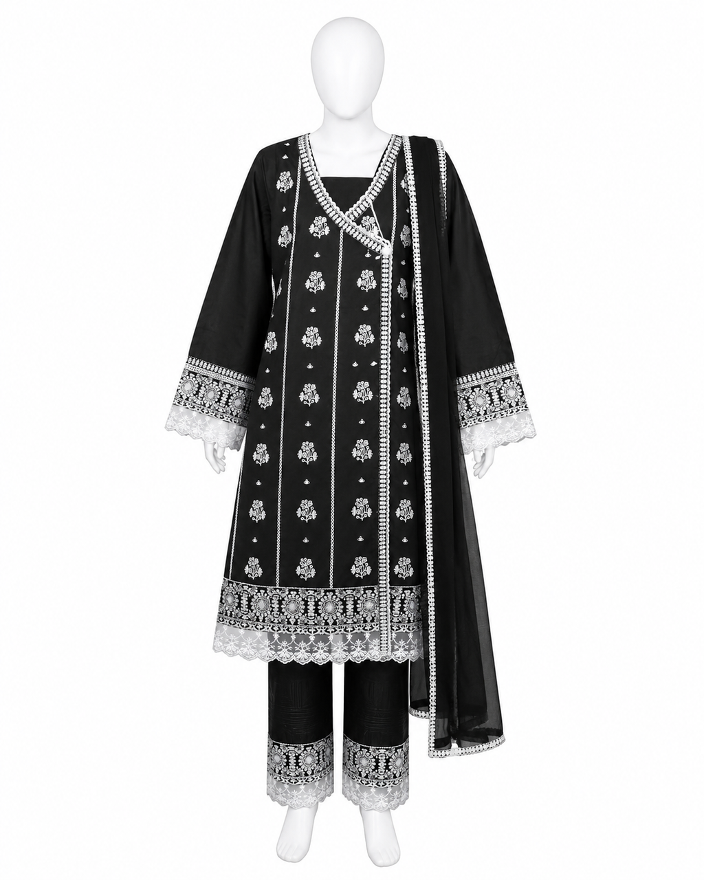 Classic Ready to Wear Embroidered Ensemble