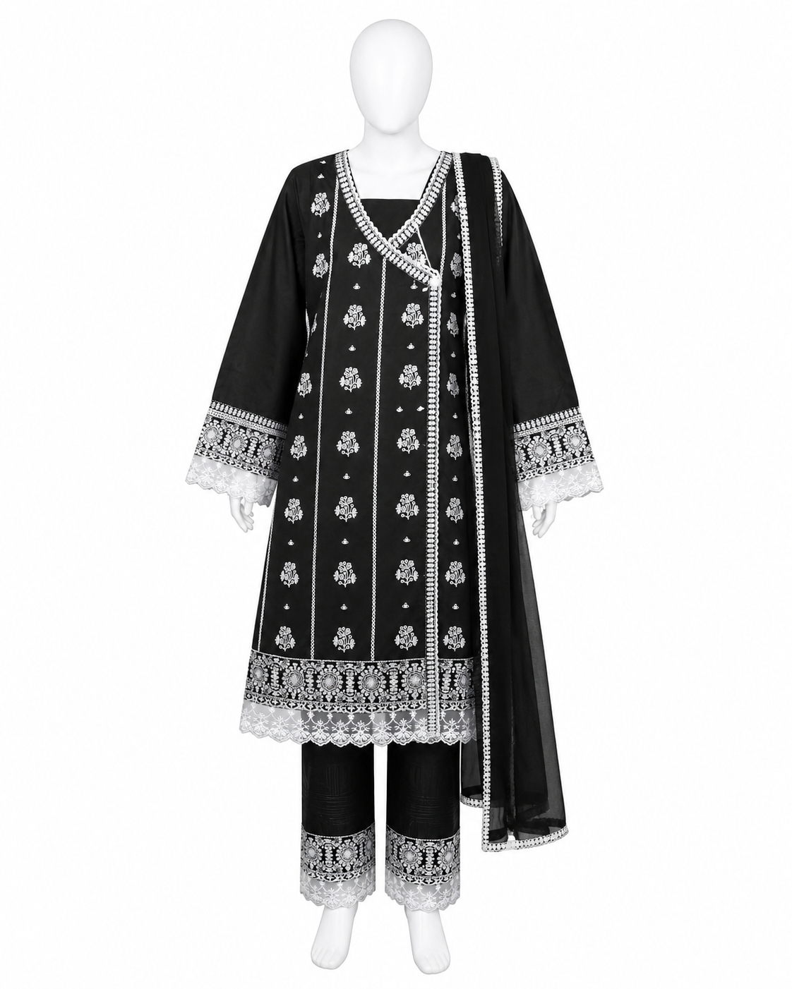 Classic Ready to Wear Embroidered Ensemble