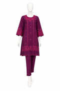 Elegant Embroidered Ready to Wear 2 Piece Dress Doc Mehron