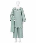 Embroidered Stitched 3 Piece Suit