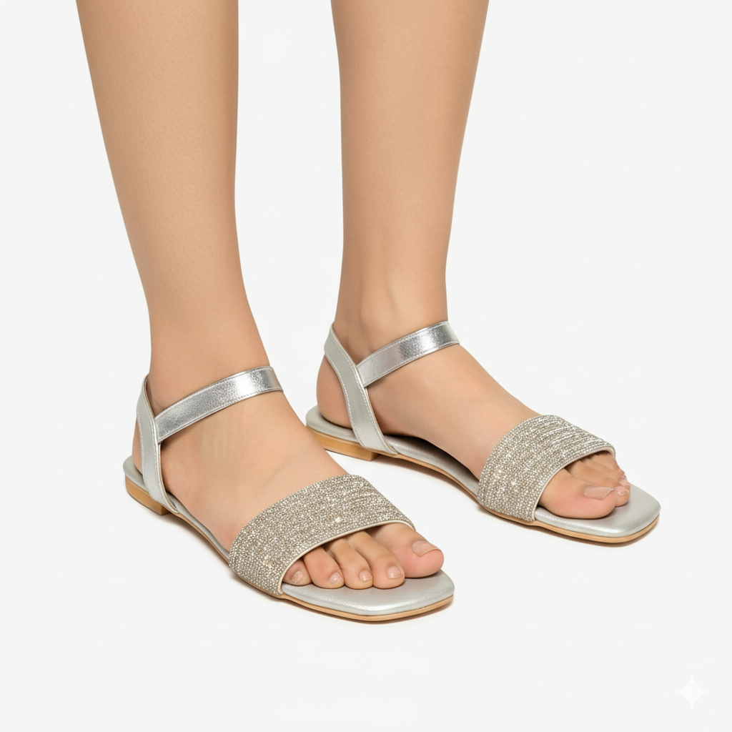 Silver Frost Slippers Code: i#222