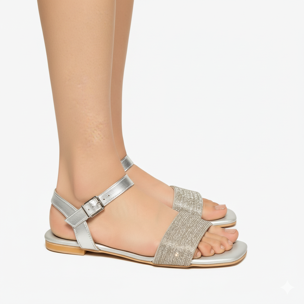 Silver Frost Slippers Code: i#222