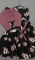 Soft Printed Elegant Maxi Collection Flower printed maroon