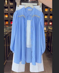 Korean Style 3 Piece Co-Ord Set light blue
