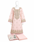 Formal Embroidered Party Wear 3-Piece